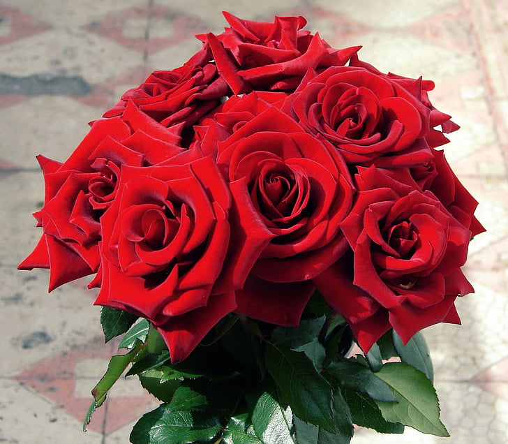 A beautiful bouquet featuring red roses amidst colorful flowers, perfect for any romantic occasion.